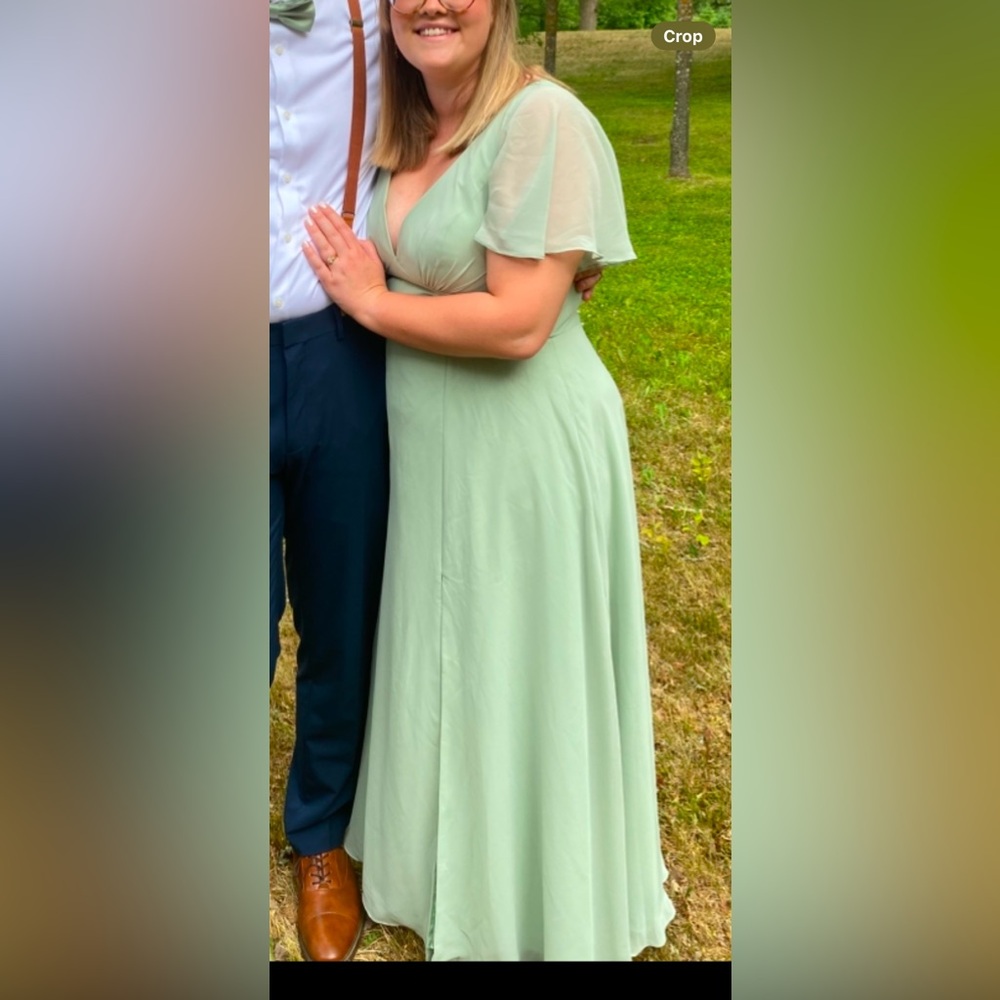 Azazie Bridesmaid Dress-Dusty Sage